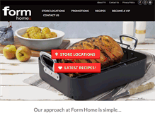 Tablet Screenshot of formhome.net.au